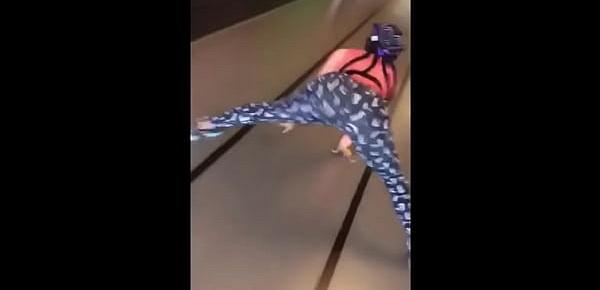  My baby shaking ass at the Gym